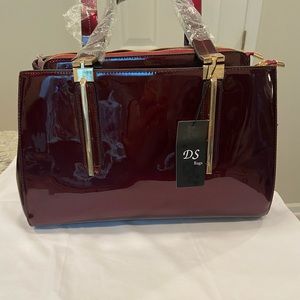 Beautiful black cherry/deep burgundy shade purse